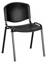 Konferenční židle ISO plast (černý rám)