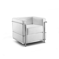 KRESLO BAUHAUS LE CORBUSIER WHITE