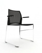 Židle NET 950  bílý plast