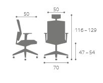 Fotogalerie: Kancelárská stolička OMNI DESIGNO XL