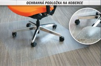 Fotogalerie: Podložka s hroty pod židli na koberec 150x120cm