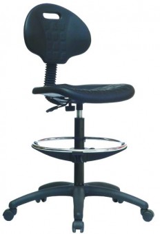 Fotogalerie: Pracovní (dílenská) PUR židle vysoká-záruka 3 roky