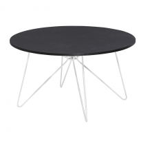 Fotogalerie: Konferenční stolek, černý dub / bílá Mikel NEW - ROZBALENÉ ZBOŽÍ
