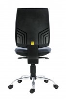 Fotogalerie: Pracovní židle antistatická ESD, tmavě šedá včetně područek