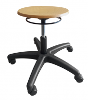 Fotogalerie: pracovní taburet sedák dřevěný